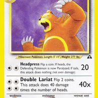 Pokemon Karte 34/75 englisch Non Holo Ursaring Headpress Double Lariat 1995-2001