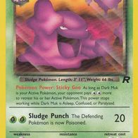 Pokemon Karte 41/82 englisch Non Holo Dark Muk Sludge Punch Sticky Goo 1999-2000
