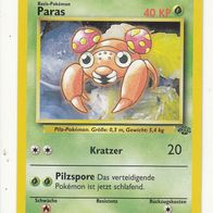 Pokemon Karte 59/64 deutsch Non Holo Paras Kratzer Pilzspore 1999-2000
