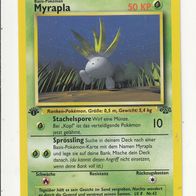 Pokemon Karte 58/64 deutsch Non Holo Myrapla Edition 1 Stachelspore Sprössling