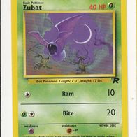 Pokemon Karte 70/82 englisch Non Holo Zubat Ram Bite 1999-2000