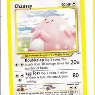 Pokemon Karte 31/105 Chansey englisch Non Holo Doubleslap Egg Toss 1995-2000