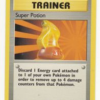 Pokemon Karte 90/102 Trainer englisch Non Holo Super Potion 1999