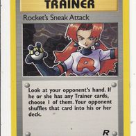 Pokemon Karte 72/82 Trainer englisch Non Holo Rocker`s Sneak Attack 1999-2000