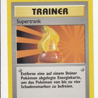 Pokemon Karte 90/102 Trainer deutsch Non Holo Supertrank 1999