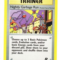 Pokemon Karte 77/92 Trainer englisch Non Holo Nightly Garbage Run 1995-2000