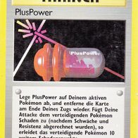Pokemon Karte 84/102 PlusPower Trainer deutsch Non Holo 1999