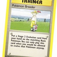 Pokemon Karte 76/102 Pokémon Breeder Trainer englisch Non Holo 1999