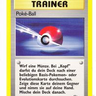 Pokemon Karte 64/64 Poké-Ball Trainer deutsch Non Holo 1999-2000