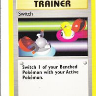 Pokemon Karte 95/102 Switch Trainer englisch Non Holo 1999-2000