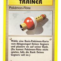 Pokemon Karte 86/102 Pokémon-Flöte Trainer deutsch Non Holo 1999