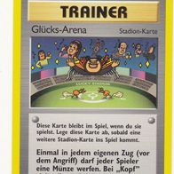 Pokemon Karte 100/105 Glücks-Arena Trainer deutsch Non Holo 1995-2000
