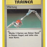 Pokemon Karte 83/102 Wartung Trainer Non Holo 1999