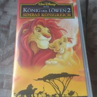 Der König der Löwen 2 Simbas Königreich VHS Kassette