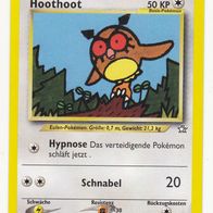 Pokemon Karte 60/111 Hoothoot deutsch Hypnose Schnabel Non Holo 1995-2001