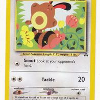 Pokemon Karte 63/75 Sentret englisch Scout Tackle Non Holo 1995-2001
