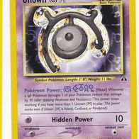 Pokemon Karte 49/75 Unown englisch Hidden Power Non Holo 1995-2001