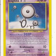 Pokemon Karte 39/64 Incognito deutsch Kraftreserve Non Holo 1995-2000