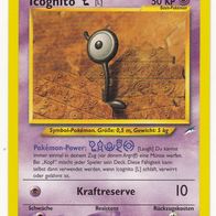 Pokemon Karte 86/105 Incognito deutsch Kraftreserve Non Holo 1995-2000