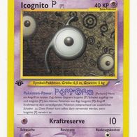 Pokemon Karte 58/105 Icognito deutsch Kraftreserve Non Holo 1995-2000