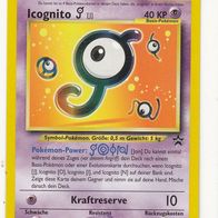 Pokemon Karte Promo 38 Icognito deutsch Kraftreserve Non Holo 1995-2001