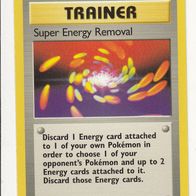 Pokemon Karte 79/102 Super Energy Removal Trainer englisch Non Holo 1999