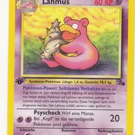 Pokemon Karte 43/62 Lahmus Edition 1 deutsch Psyshock Non Holo 1999-2000