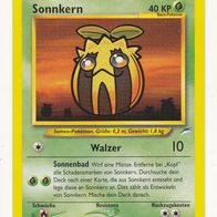 Pokemon Karte 83/105 Sonnkern Walzer Sonnenbad deutsch Non Holo 1995-2000
