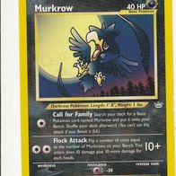 Pokemon Karte 46/64 Murkrow Call for Family englisch Flock Attack Non Holo 1995-2000