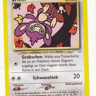 Pokemon Karte 41/64 Griffel deutsch Schwanzhieb Grabschen Non Holo 1995-2000