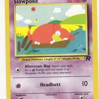 Pokemon Karte 67/82 Slowpoke Afternoon Nap englisch Headbutt Non Holo 1999-2000