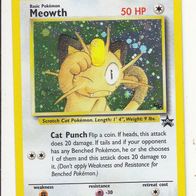 Pokemon Karte Promo 10 Meowth Cat Punch englisch Holo 1999-2000