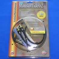 Monster Video 2 S-Video 1m Kabel. 24K Vergoldet