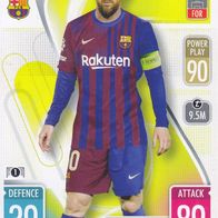 FC Barcelona Topps Trading Card Champions League 2021 Lionel Messi Nr.225 Kapitän
