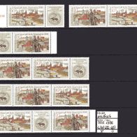 DDR 1986 Briefmarkenausstellung der Jugend, Berlin W Zd 682 - 687 postfrisch