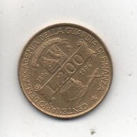 Münze Italien 200 Lire 1996