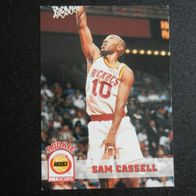 1993-94 Hoops #342 Sam Cassell RC - Rockets - Rookie