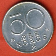 Norwegen 50 Öre 1975