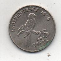 Münze Seychellen 25 Cent 1976