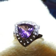 Amethyst-Silberring Ringgröße 17 (3)( (v. Juwelo))
