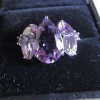 Amethyst-Silberring Ringgröße 17 (4)( (v. Juwelo))
