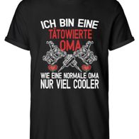 Fashionalarm Turnbeutel 'Ich Bin Eine Tätowierte Oma' – Lustiger Baumwoll-Rucksack Als Geschenk Für Tattoo-Liebhaber