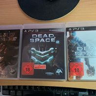 Dead Space 1 + 2 + 3 (Sony PlayStation 3, 2008) 3 PS3 Spiele UNCUT 100 %