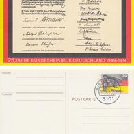 Postkarte 25 Jahre Bundesrepublik Deutschland - 2110