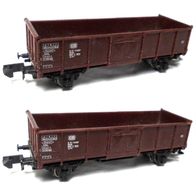 E 033, DB, offener Güterwagen, braun, neue Thomschke- Achsen, Piko 5/4416 Ep4