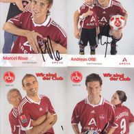 13x 1. FC Nürnberg Autogrammkarten 2009