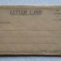 101) Letter Card Whitby 6 Pictures in Collotype Judges LTD. Hastings Leporello