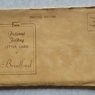 E) Printed Matter Pictioral Folding Letter Card Bradford F. Frith & Co. Photographed
