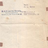 36) W.H.G. van der Ven & Co. Zahnwaren Großhandlung Duisburg vom 22.08.1946