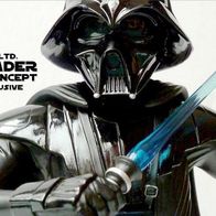 Darth Vader Figur Büste McQuarrie SDCC 2010 Concept mit 3 Wechselköpfen gentle giant